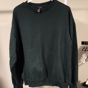 H&M Men's Forest Green Crewneck Sweater